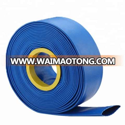 Blue PVC Agriculture Irrigation Lay Flat hose